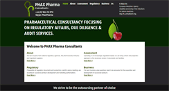 Desktop Screenshot of phaxpharma.com